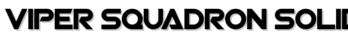 Viper Squadron Solid font